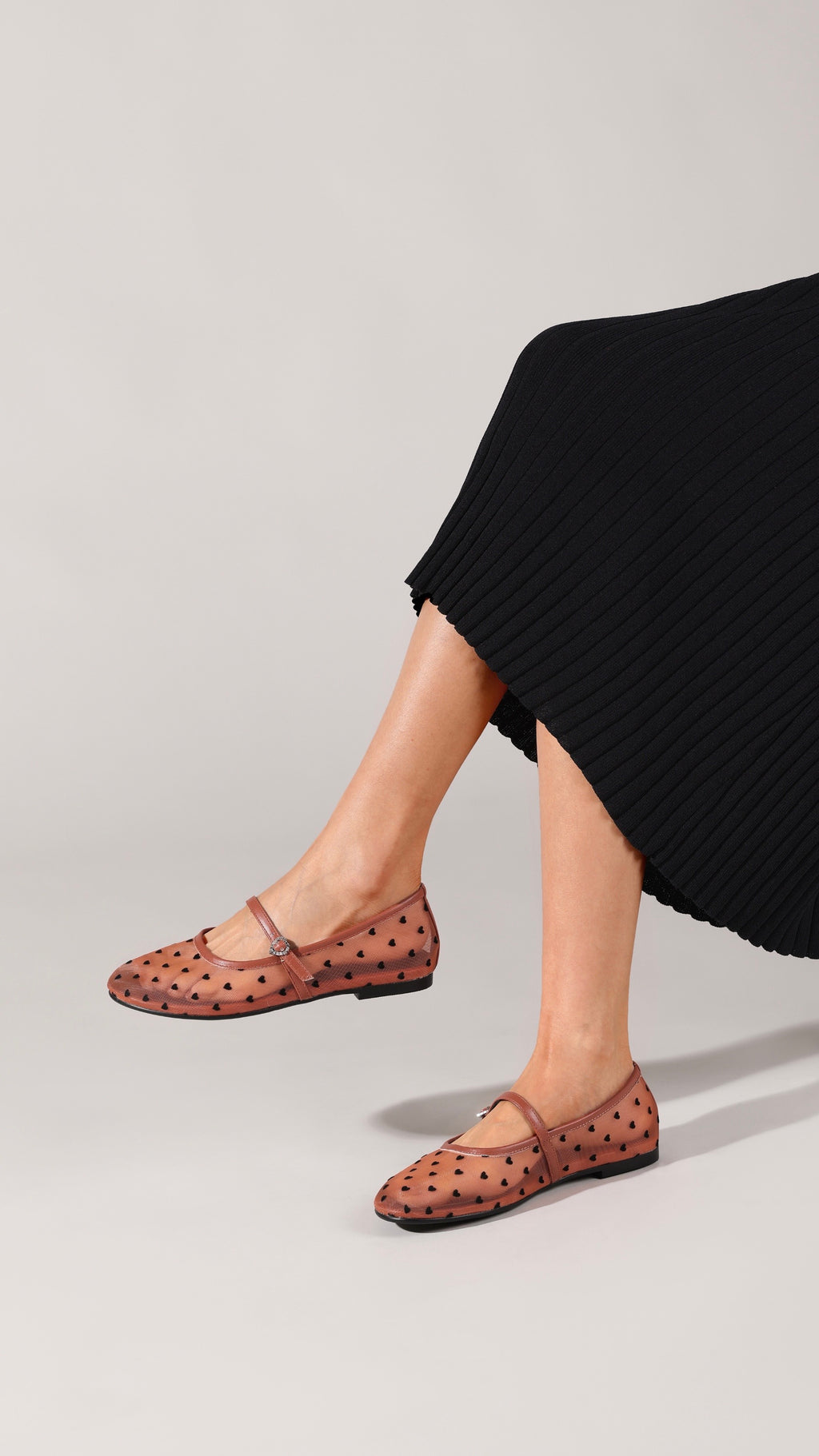 “Fall in Love” Flats in Orange